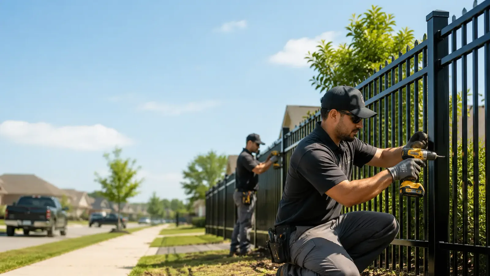 Metal Fence Installation in Webberville, MI